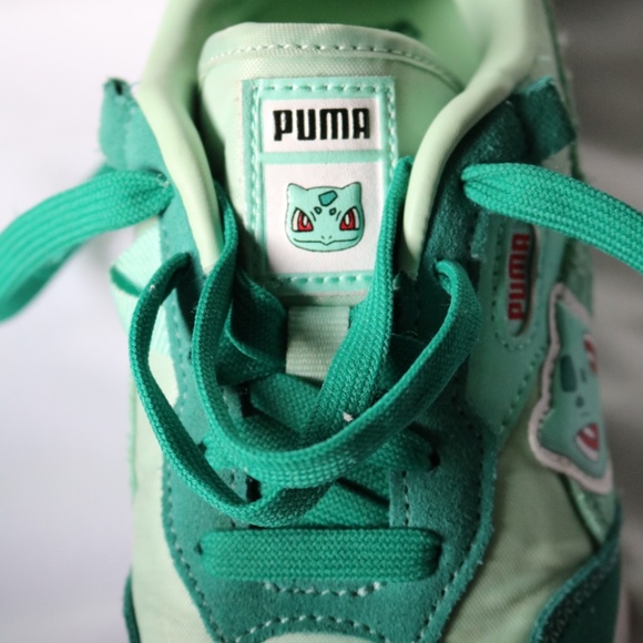 PUMA x Pokemon Rider FV Bulbasaur Sneakers Green - Picture 13 of 15